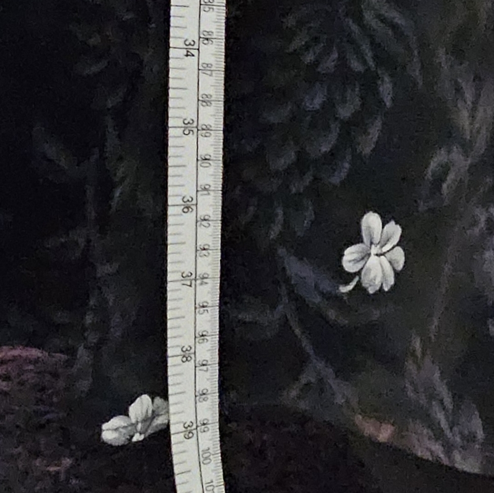 Vintage 36th & 10th satin floral skirt-size 12. - Picture 5 of 9